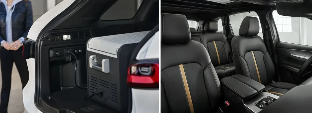 BCM-Mazda-CX-70 vue intérieur du CX-70 avec deux rangées de sièges