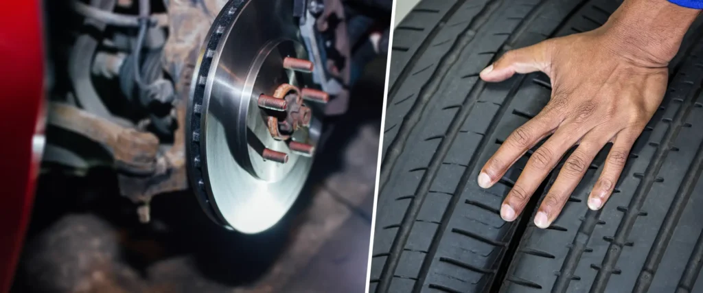 préparer sa mazda pour un long trajet c'est faire vérifier ses freins et l'usure de ses pneus par un professionnel